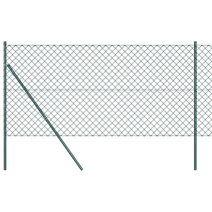 Fence Post Green 10 x 1.5 m (60 x 60 mm mesh) Steel and PVC