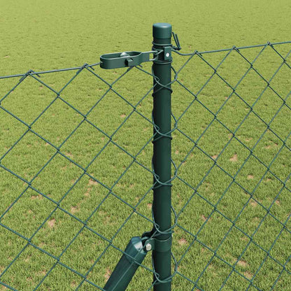 Fence Post Green 25 x 1.6 m (60 x 60 mm mesh) Steel and PVC