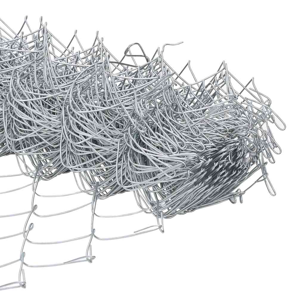 Fence Post Silver 10 x 0.6 m (40 x 40 mm mesh) Steel