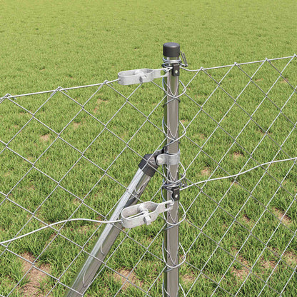 Fence Post Silver 10 x 0.6 m (60 x 60 mm mesh) Steel