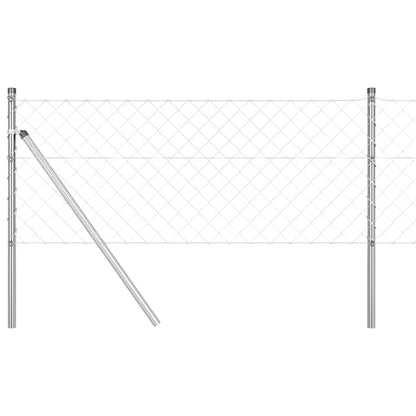 Fence Post Silver 10 x 0.6 m (60 x 60 mm mesh) Steel
