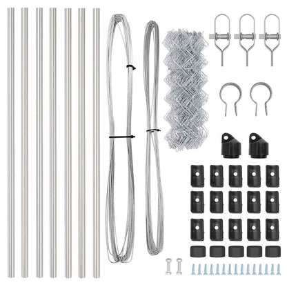Fence Post Silver 10 x 0.6 m (60 x 60 mm mesh) Steel