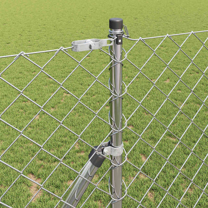Fence Post Silver 10 x 1 m (60 x 60 mm mesh) Steel