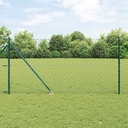 Fence Post Green 10 x 1.4 m (40 x 40 mm mesh) Steel and PVC