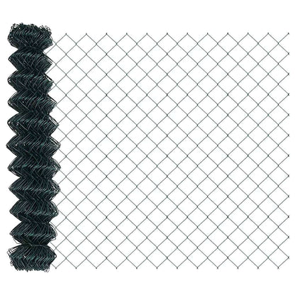 Fence Post Green 10 x 1.4 m (40 x 40 mm mesh) Steel and PVC