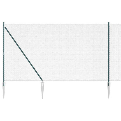 Fence Post Green 10 x 1.5 m (40 x 40 mm mesh) Steel and PVC