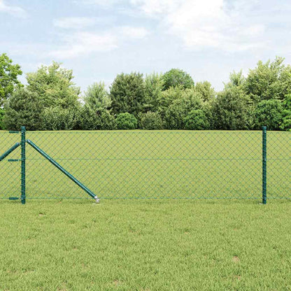 Fence Post Green 25 x 0.4 m (40 x 40 mm mesh) Steel and PVC