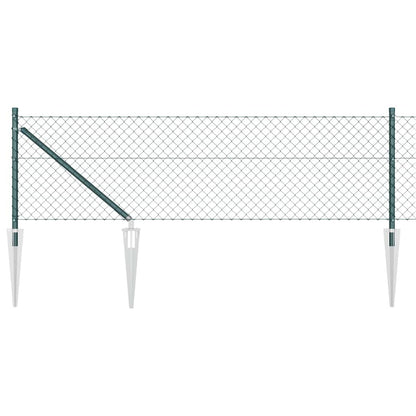 Fence Post Green 25 x 0.4 m (40 x 40 mm mesh) Steel and PVC