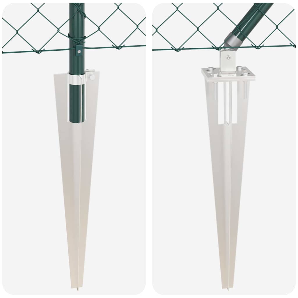 Fence Post Green 25 x 0.6 m (60 x 60 mm mesh) Steel and PVC