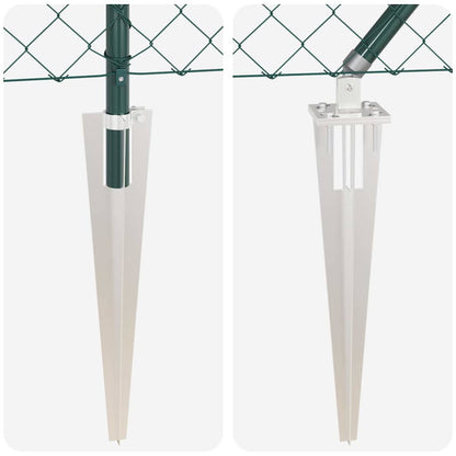 Fence Post Green 25 x 0.6 m (60 x 60 mm mesh) Steel and PVC