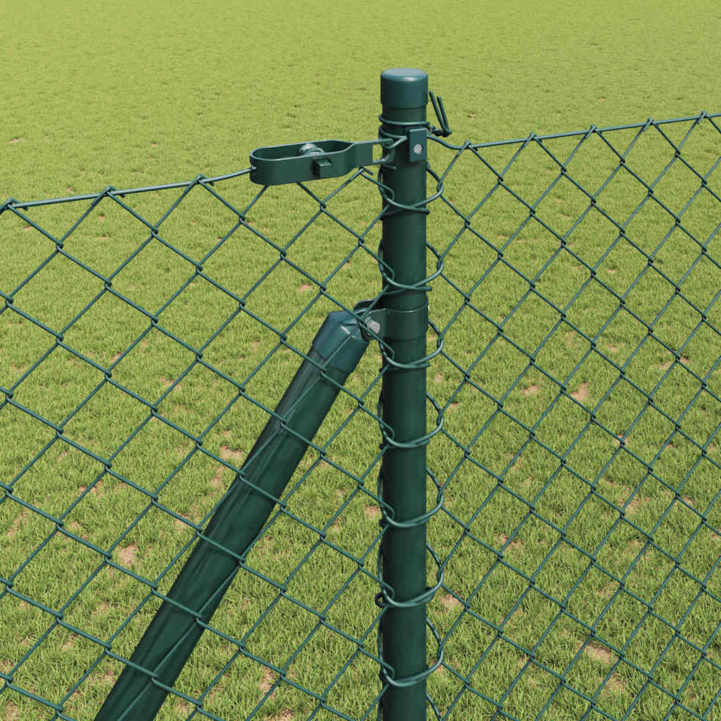 Fence Post Green 25 x 1.6 m (60 x 60 mm mesh) Steel and PVC