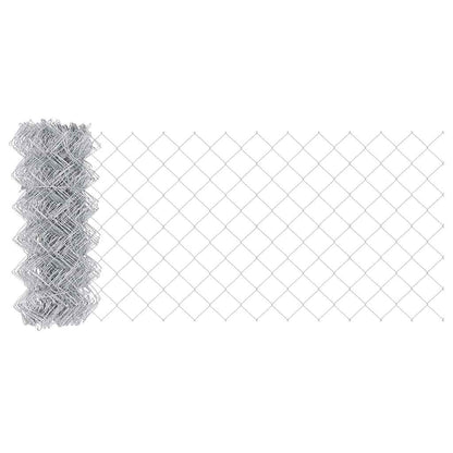 Fence Post Silver 10 x 1 m (40 x 40 mm mesh) Steel