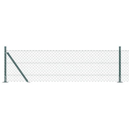 Fence Post Green 10 x 0.4 m (40 x 40 mm mesh) Steel and PVC