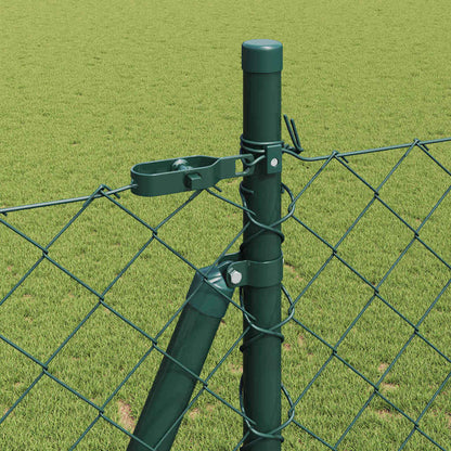 Fence Post Green 10 x 1.6 m (60 x 60 mm mesh) Steel and PVC