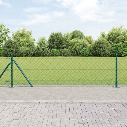 Fence Post Green 25 x 0.4 m (40 x 40 mm mesh) Steel and PVC