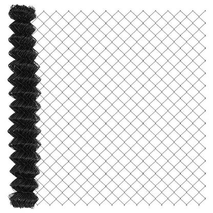 Fence Post Grey 25 x 1.6 m (60 x 60 mm mesh) Steel and PVC