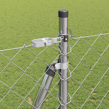 Fence Post Silver 10 x 1.5 m (60 x 60 mm mesh) Steel