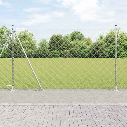 Fence Post Silver 10 x 1.5 m (60 x 60 mm mesh) Steel