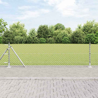 Fence Post Silver 25 x 0.6 m (40 x 40 mm mesh) Steel