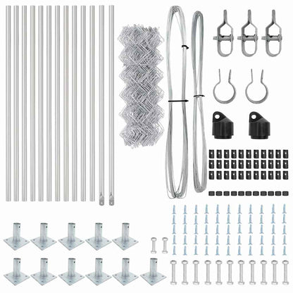 Fence Post Silver 25 x 0.6 m (40 x 40 mm mesh) Steel