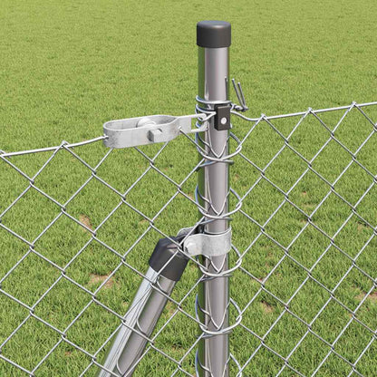 Fence Post Silver 25 x 0.8 m (60 x 60 mm mesh) Steel