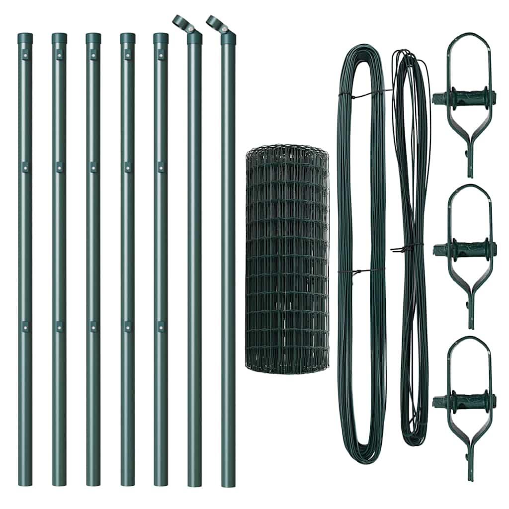 Euro Fence Ground Fix 10 x 0.6 m PVC-Coated Steel Green Mesh