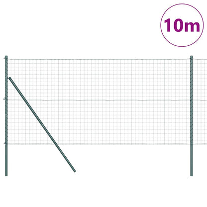 Euro Fence Ground Fix 10 x 1.4 m PVC-Coated Steel Green Mesh
