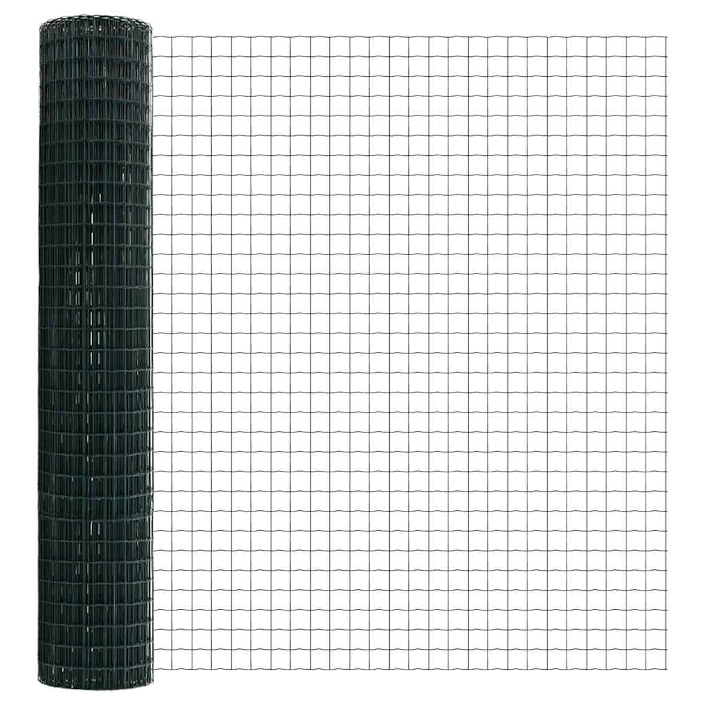 Euro Fence Ground Fix 10 x 1.5 m PVC-Coated Steel Green Mesh
