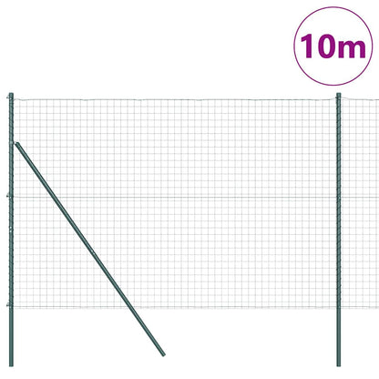 Euro Fence Ground Fix 10 x 1.5 m PVC-Coated Steel Green Mesh