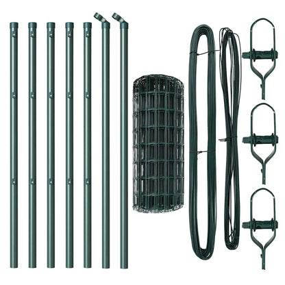Euro Fence Ground Fix 10 x 0.4 m PVC-Coated Steel Green Mesh