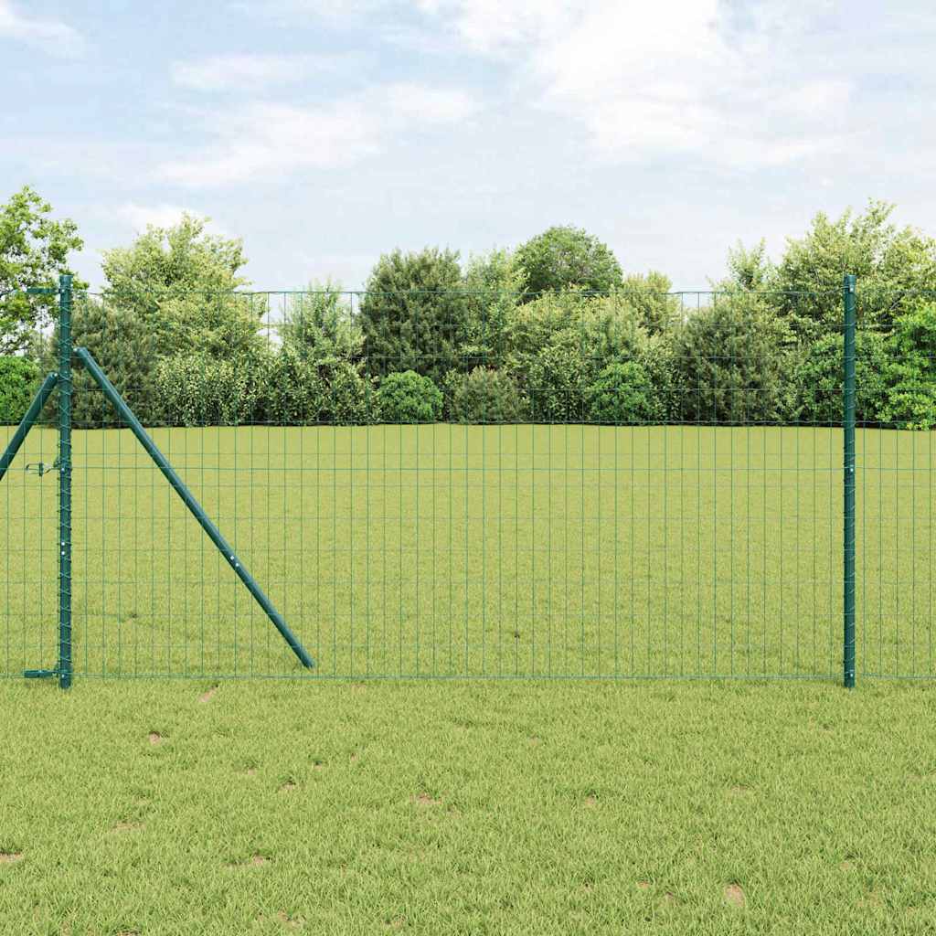Euro Fence Ground Fix 10 x 1.2 m PVC-Coated Steel Green Mesh