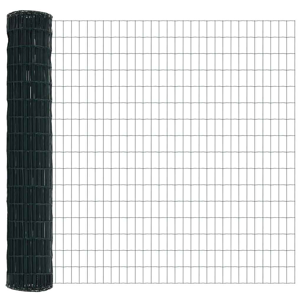 Euro Fence Ground Fix 10 x 1.5 m PVC-Coated Steel Green Mesh