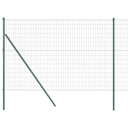 Fence with Post Green 1.6 x 10 m Steel and PVC