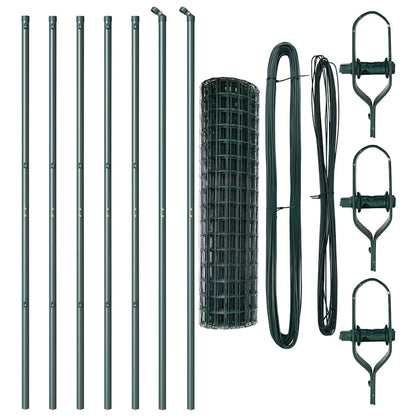 Euro Fence Ground Fix 10 x 1.2 m PVC-Coated Steel Green Mesh