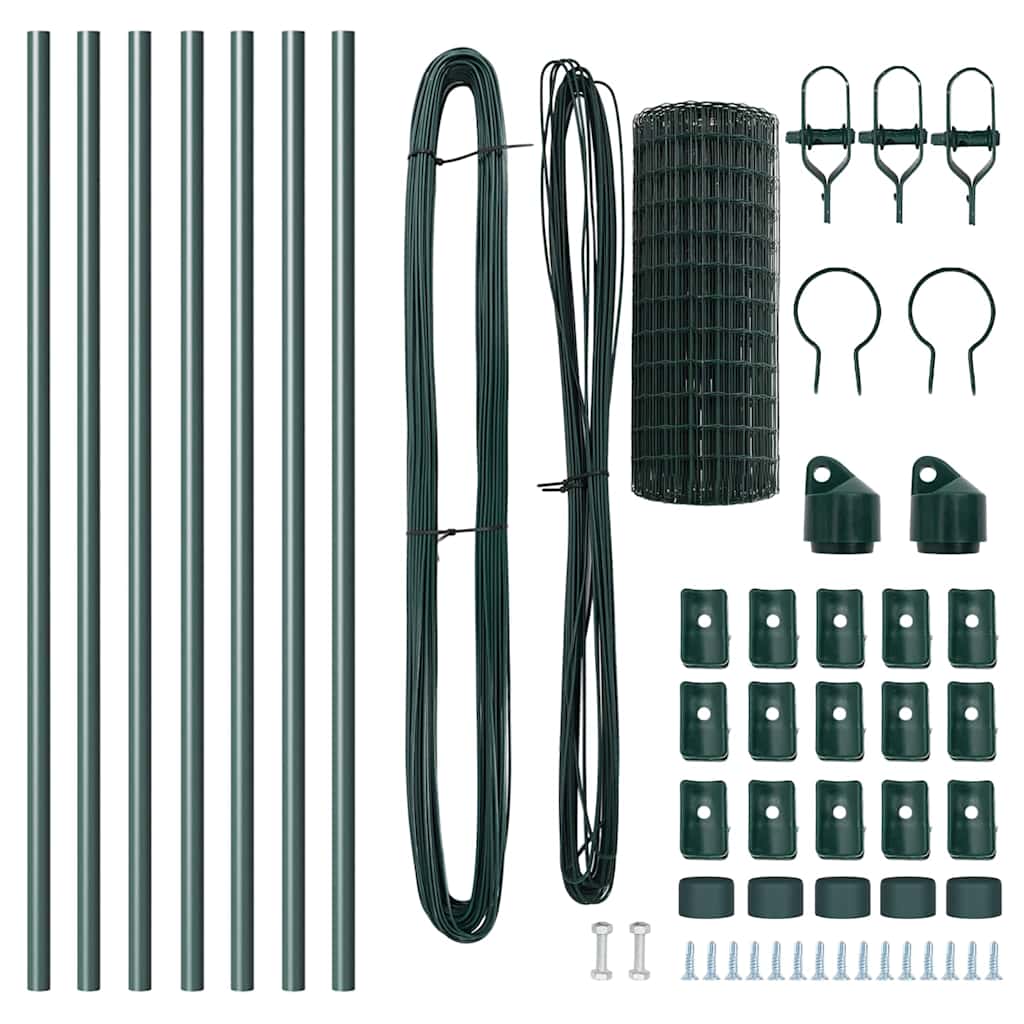 Euro Fence Ground Fix 10 x 0.6 m PVC-Coated Steel Green Mesh