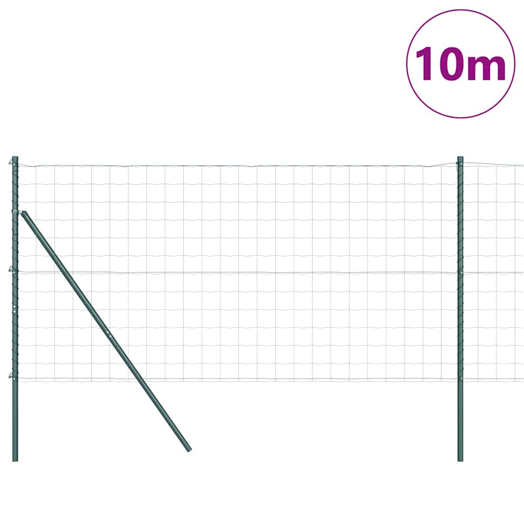 Euro Fence Ground Fix 10 x 1.4 m PVC-Coated Steel Green Mesh