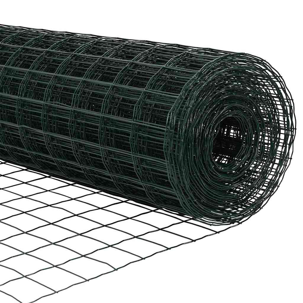 Euro Fence Ground Fix 25 x 0.4 m PVC-Coated Steel Green Mesh