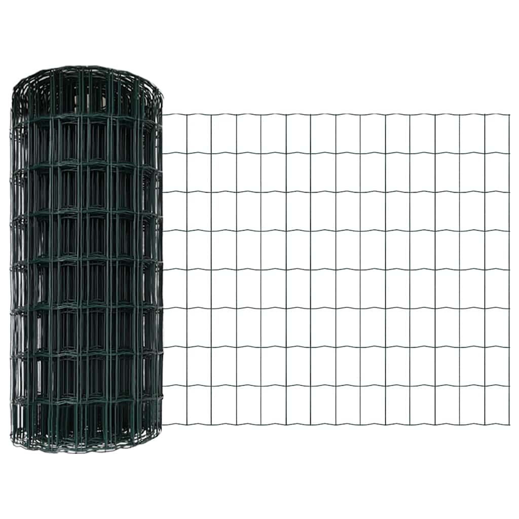 Euro Fence Ground Fix 25 x 0.4 m PVC-Coated Steel Green Mesh