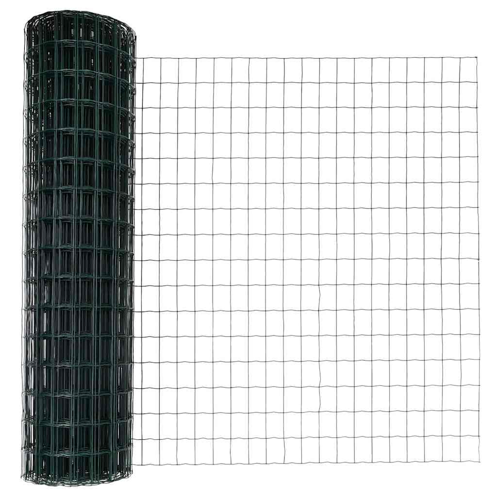 Euro Fence Ground Fix 25 x 1.2 m PVC-Coated Steel Green Mesh