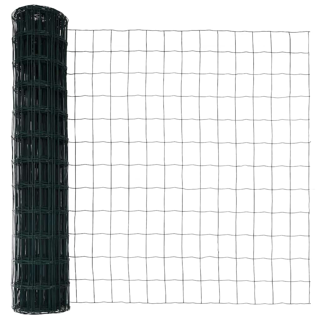 Euro Fence Ground Fix 25 x 1 m PVC-Coated Steel Green Mesh