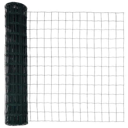 Euro Fence Ground Fix 25 x 1 m PVC-Coated Steel Green Mesh