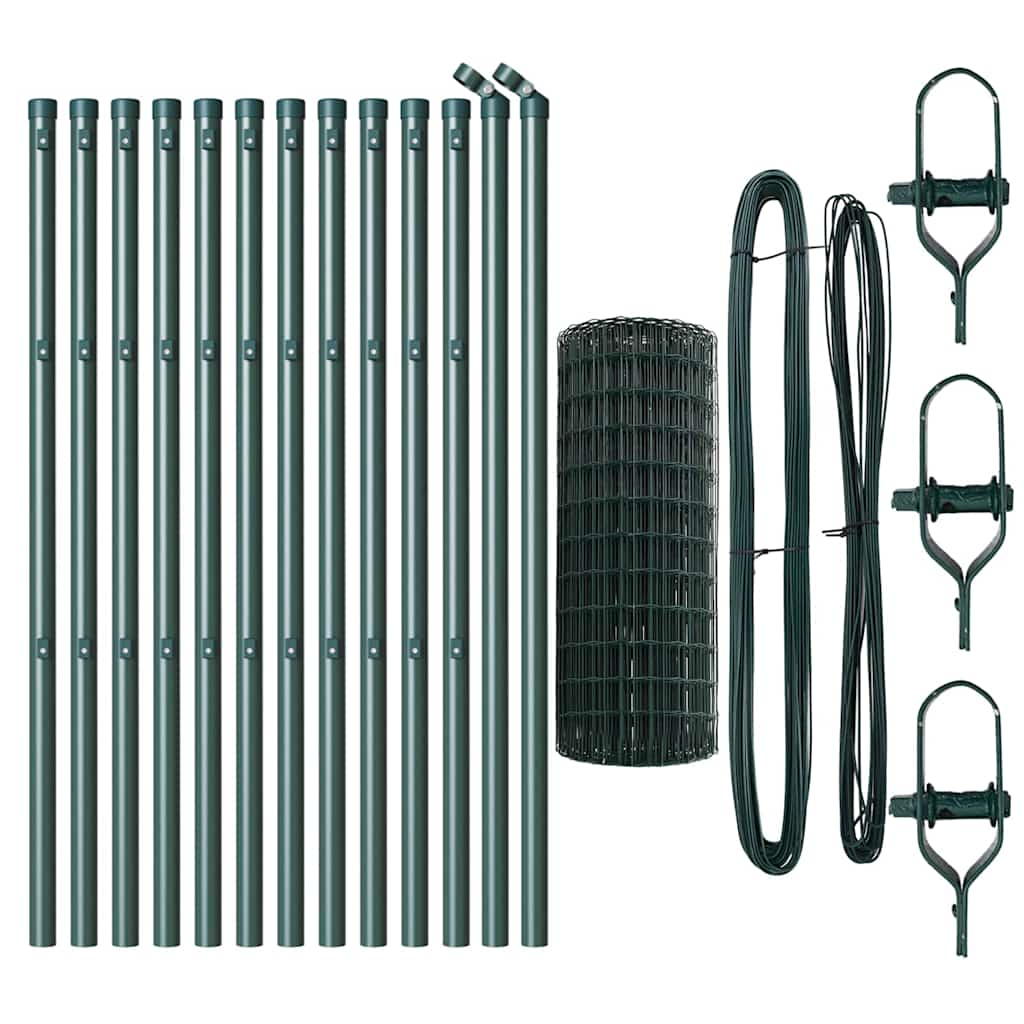 Euro Fence Ground Fix 25 x 0.6 m PVC-Coated Steel Green Mesh