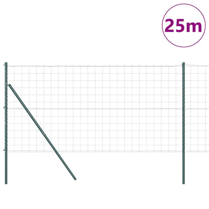 Euro Fence Ground Fix 25 x 1.2 m PVC-Coated Steel Green Mesh