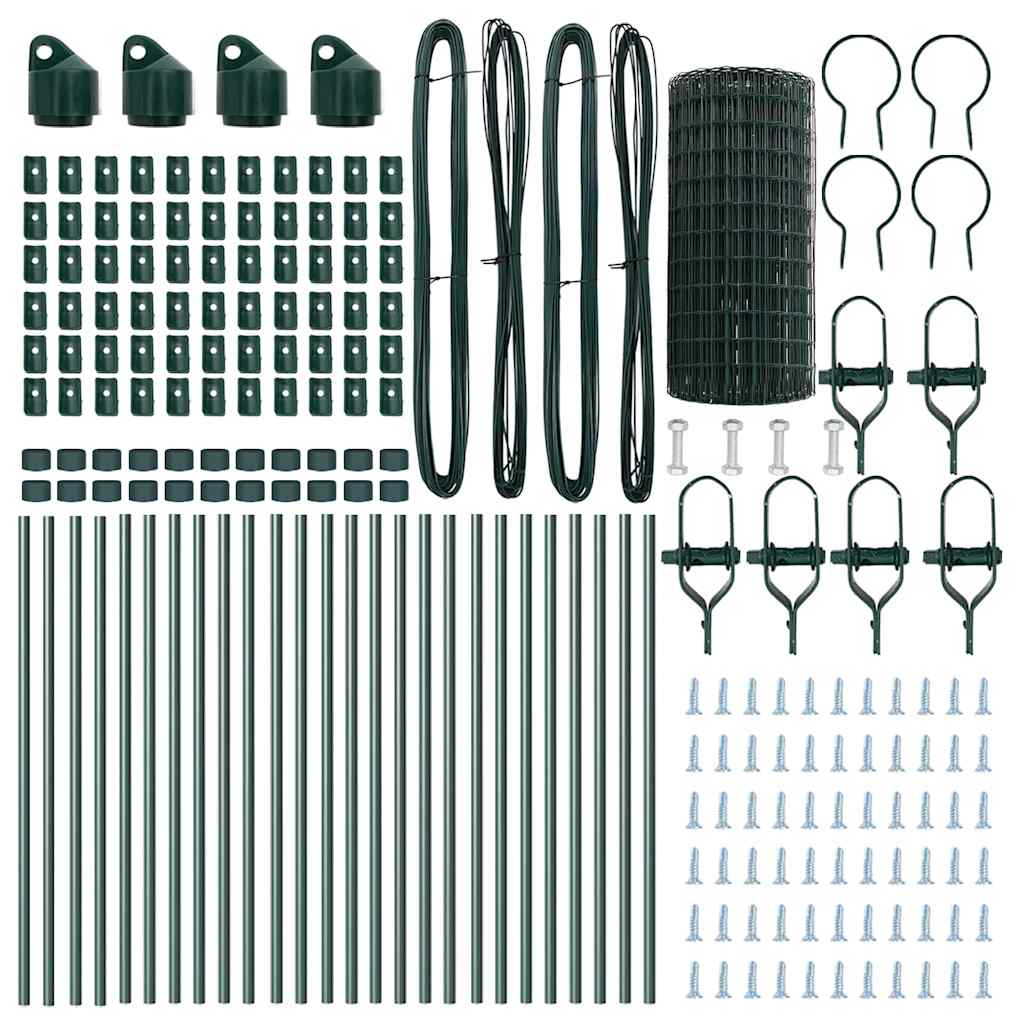 Euro Fence Ground Fix 50 x 0.4 m PVC-Coated Steel Green Mesh