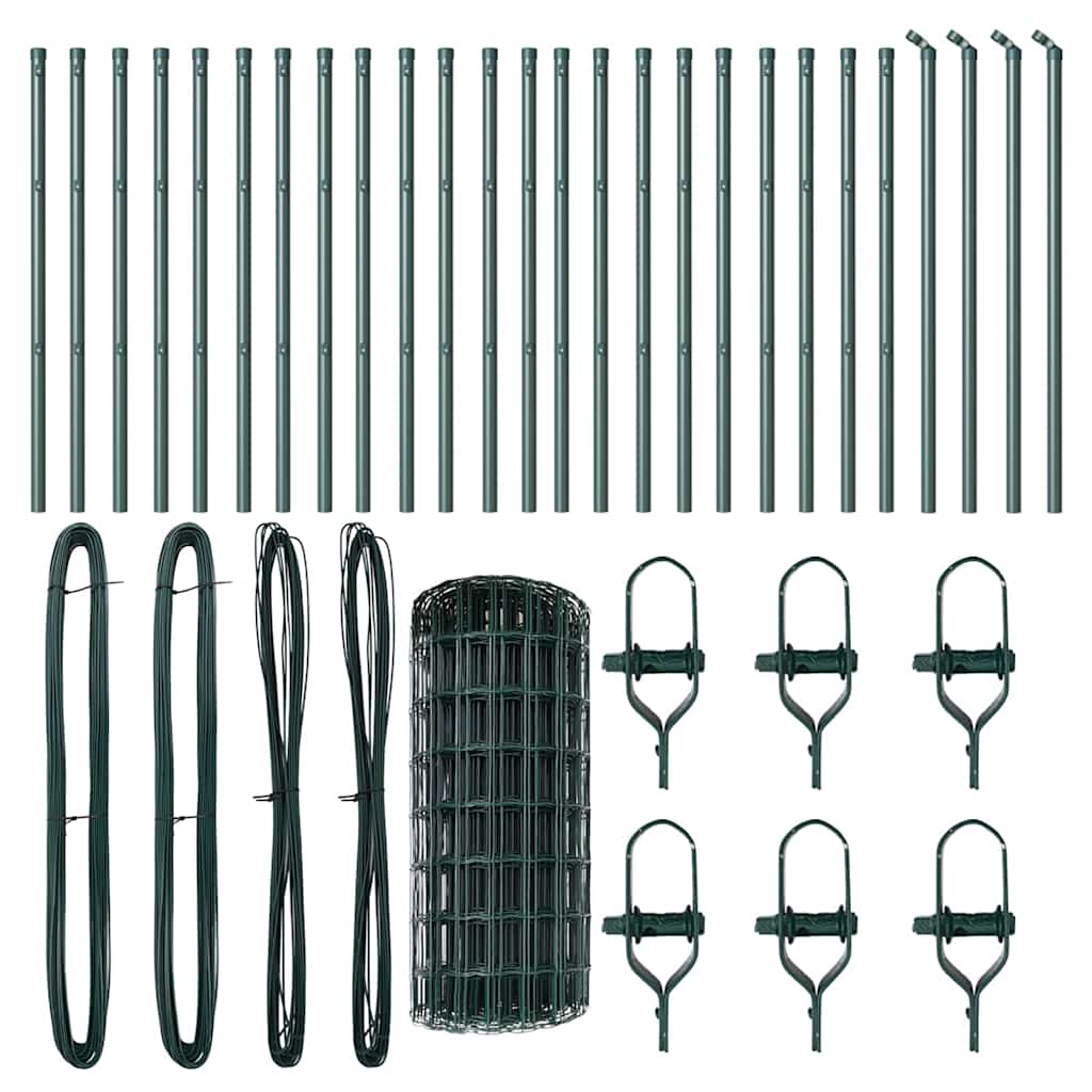 Euro Fence Ground Fix 50 x 0.6 m PVC-Coated Steel Green Mesh