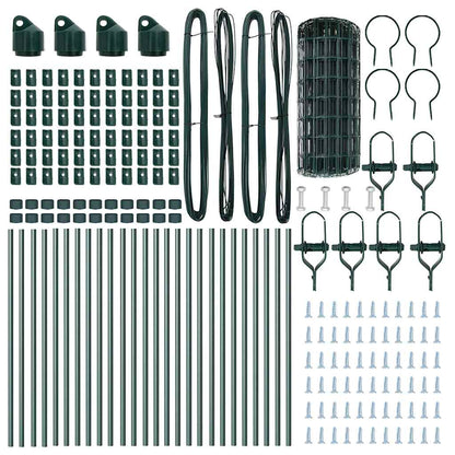 Euro Fence Ground Fix 50 x 0.6 m PVC-Coated Steel Green Mesh