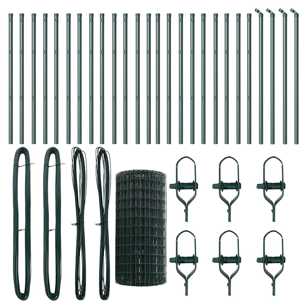 Euro Fence Ground Fix 50 x 0.4 m PVC-Coated Steel Green Mesh