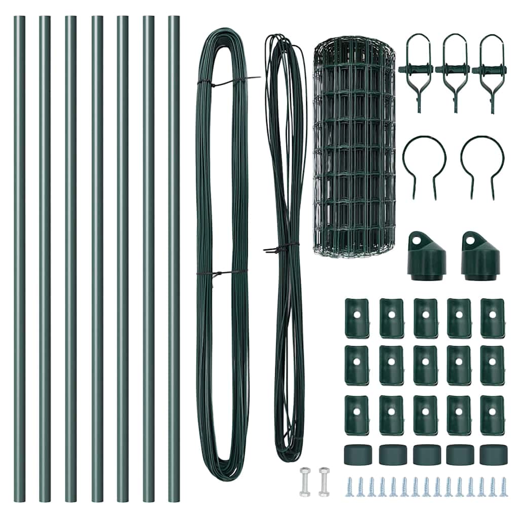 Euro Fence Ground Fix 10 x 0.6 m PVC-Coated Steel Green Mesh