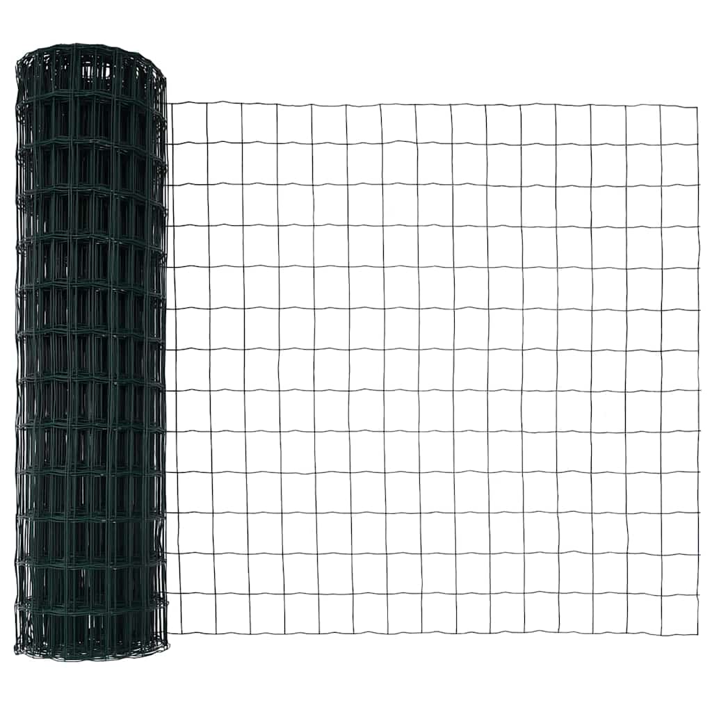 Euro Fence Ground Fix 10 x 1.4 m PVC-Coated Steel Green Mesh