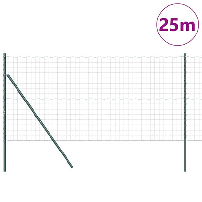 Euro Fence Ground Fix 25 x 1.2 m PVC-Coated Steel Green Mesh